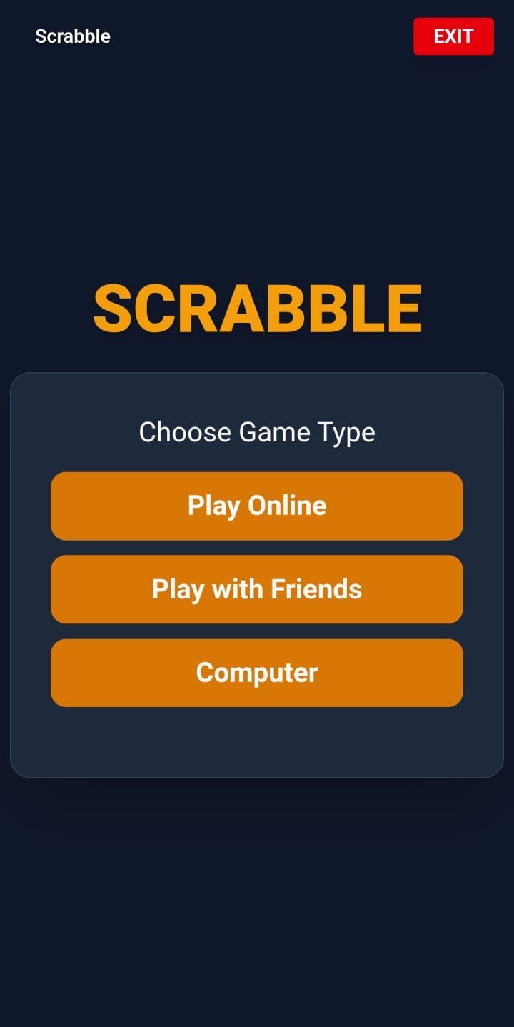 Game first screen